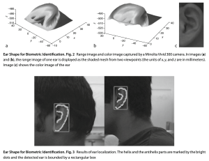 Published Figures on Ear Shape for Biometric Identification